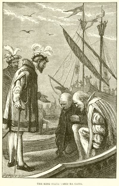 De koning bezoekt Vasco da Gama door English School