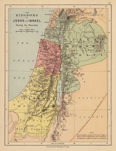 De Koninkrijken van Juda en Israël, tijdens de Monarchie door English School