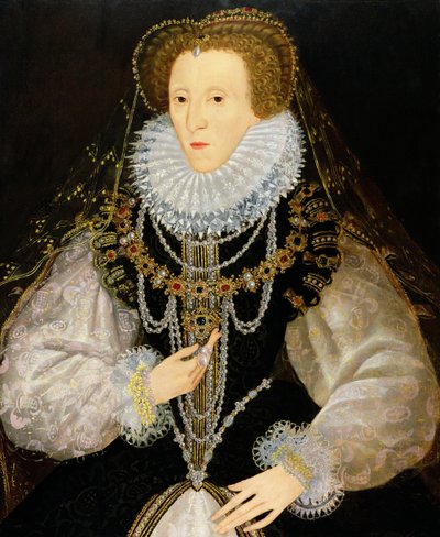 Het Kitchener Portret van Koningin Elizabeth I (1533-1603) c.1550 door English School