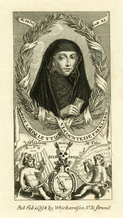 Lady Lettice, Markiezin van Falkland door English School