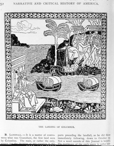 De landing van Columbus, uit Vol II van 