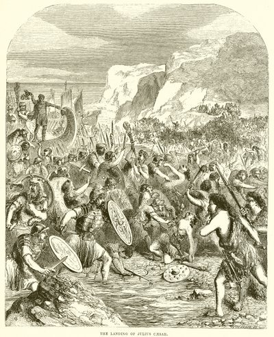 De landing van Julius Caesar door English School