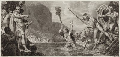 De landing van Julius Caesar door English School