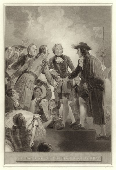 De landing van Willem III bij Torbay door English School