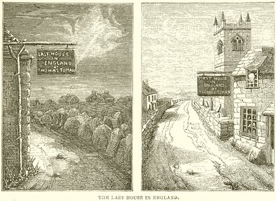 Het laatste huis in Engeland, het eerste huis in Schotland door English School