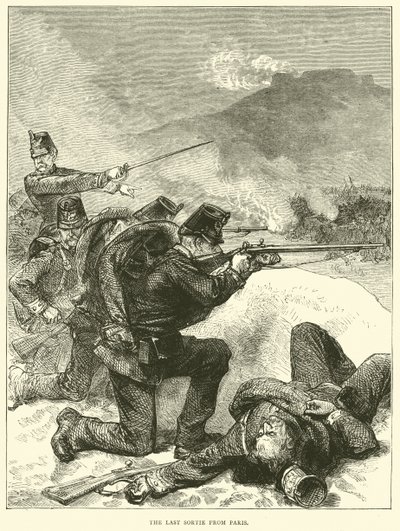 De laatste uitval uit Parijs, januari 1871 door English School