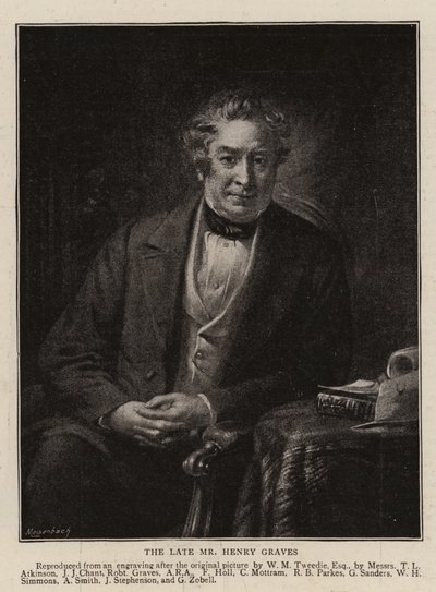 De Overleden Heer Henry Graves door English School