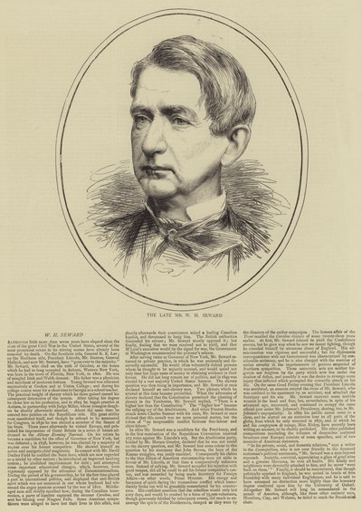 De Laatste Mr W H Seward door English School