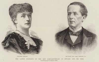 De Nieuwste Portretten van de Nieuwe Lord-Luitenant van Ierland en zijn Vrouw door English School