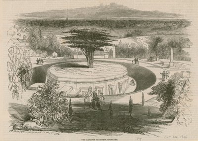 De Libanon Catacombe, Highgate Cemetery, Londen door English School