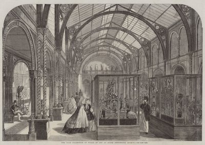De leningcollectie van kunstwerken in het South Kensington Museum door English School
