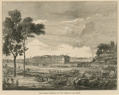 Het London Hospital in 1753 door English School