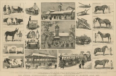 De Londense Internationale Landbouwtentoonstelling in Kilburn, juli 1879 door English School