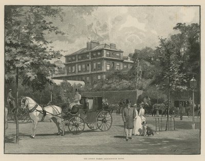 Het Londense seizoen - Marlborough House door English School