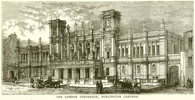 De Universiteit van Londen, Burlington Gardens door English School
