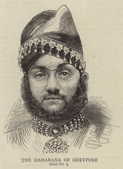 De Maharana van Odeypore door English School