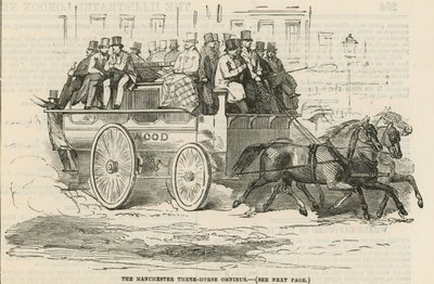 De Manchester Drie-Paard Omnibus door English School