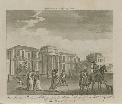 Het Marine Paviljoen van Zijne Koninklijke Hoogheid de Prins van Wales in Brighton door English School