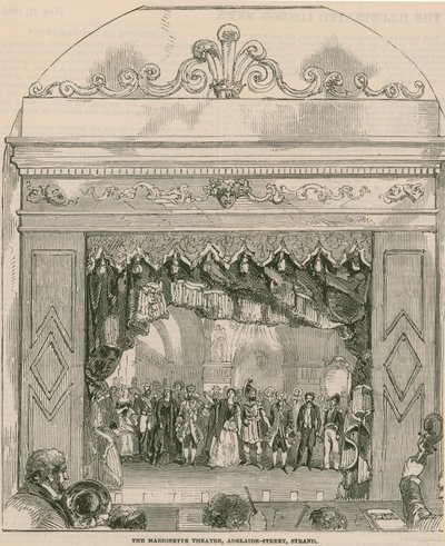 Het Marionettentheater op Adelaide Street door English School