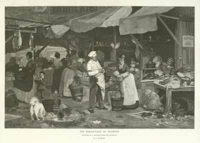 De Markt van Maubeuge door English School