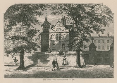 De Marylebone School House in 1780 door English School