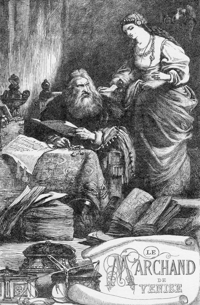 De Koopman van Venetië - Illustratie in 