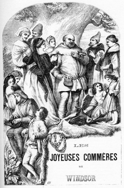 De Vrolijke Vrouwen van Windsor - Les Joyeuses Commeres de Windsor - Illustratie in 