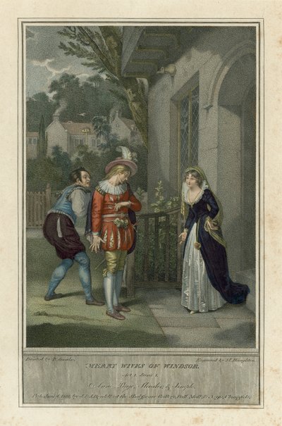 De Vrolijke Vrouwtjes van Windsor, Act I, Scene 1 door English School