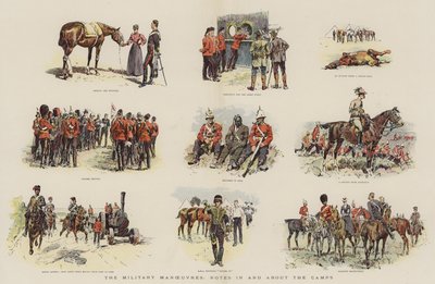 De militaire manoeuvres, notities in en rond de kampen door English School