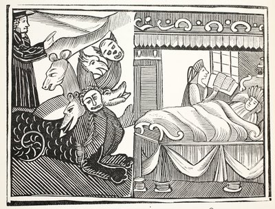 Het Wonder der Wonderen, illustratie uit Chap-books of the Eighteenth Century door John Ashton, gepubliceerd 1882 door English School