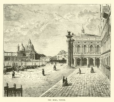 De Molo, Venetië door English School