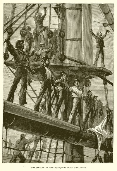 De Muiterij bij de Nore;--Manning de Yards door English School