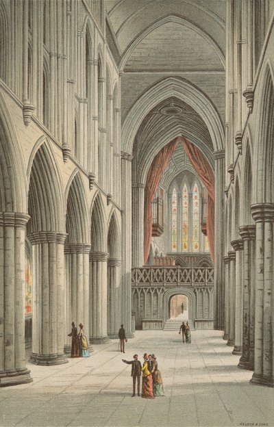 Het Schip, Glasgow Kathedraal door English School