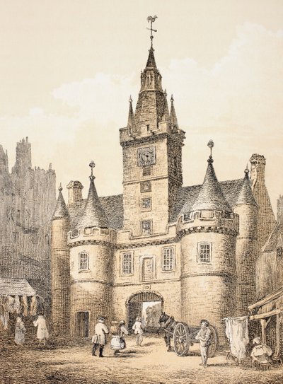 De Netherbow Port, Edinburgh, uit 