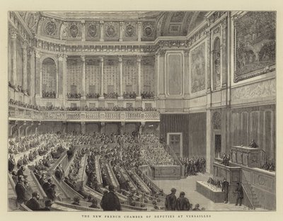 De Nieuwe Franse Kamer van Afgevaardigden in Versailles door English School