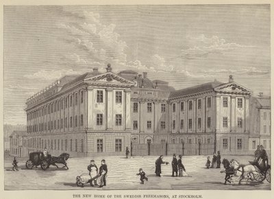 Het nieuwe huis van de Zweedse Vrijmetselaars, in Stockholm door English School
