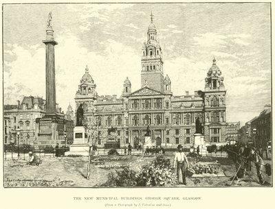 De Nieuwe Gemeentelijke Gebouwen, George Square, Glasgow door English School