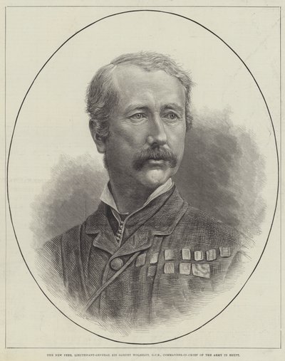 De Nieuwe Peer, Luitenant-Generaal Sir Garnet Wolseley, GCB, Opperbevelhebber van het Leger in Egypte door English School