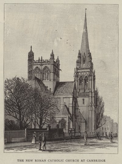 De nieuwe rooms-katholieke kerk in Cambridge door English School