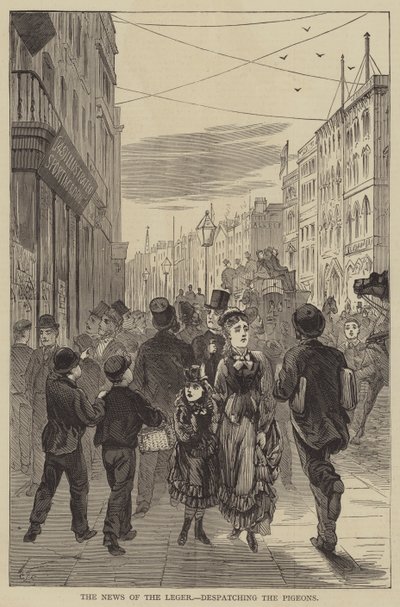 Het Nieuws van de Leger, het Verzenden van de Duiven door English School
