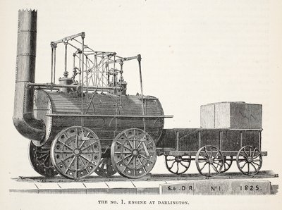 De No. 1 Locomotief in Darlington door English School