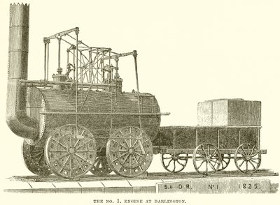 De No. 1 Locomotief in Darlington door English School
