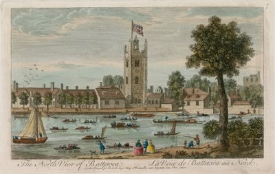 Het Noordelijke Uitzicht van Battersea door English School