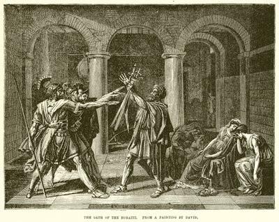 De eed van de Horatii door English School
