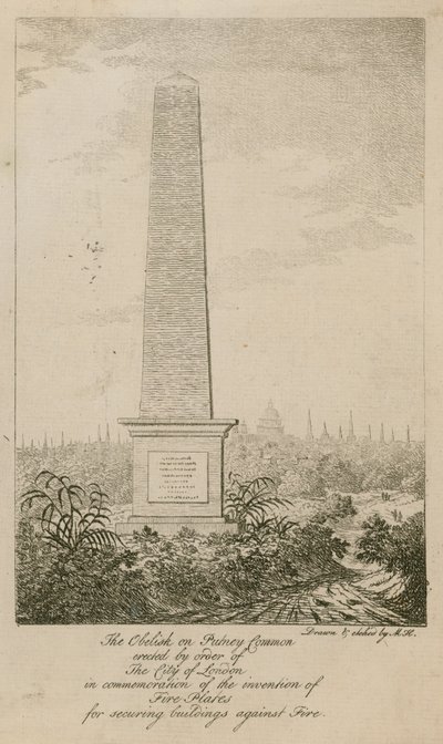 De Obelisk op Putney Common door English School