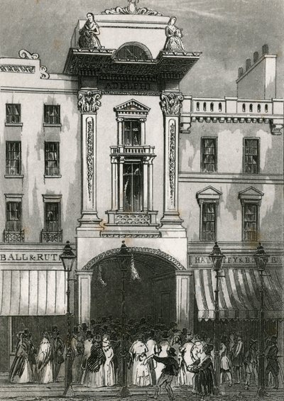 Het Oude Adelphi Theater door English School