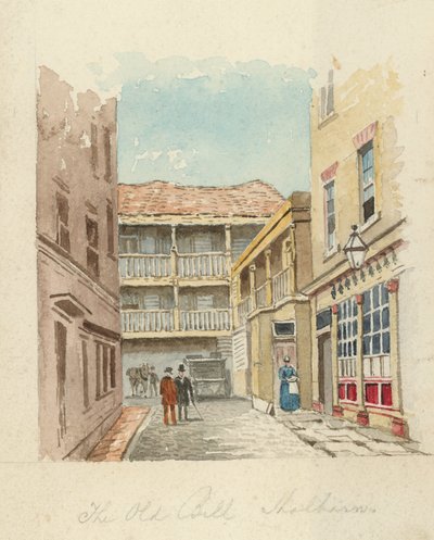 The Old Bell Inn, Holborn, Londen door English School