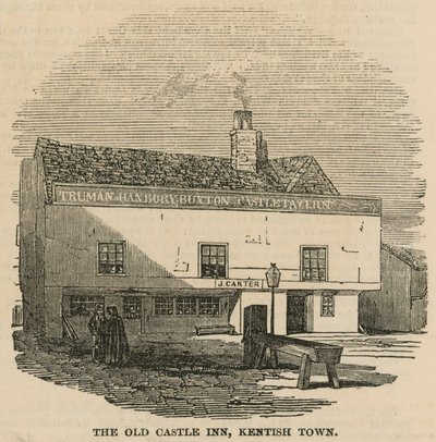 The Old Castle Inn, Kentish Town, Londen door English School