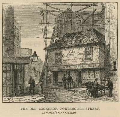 The Old Curiosity Shop, Portsmouth Street, Lincolns Inn Fields door English School