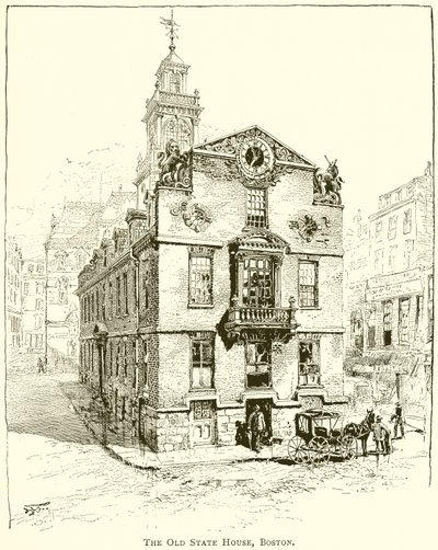 Het Oude Staatshuis, Boston door English School